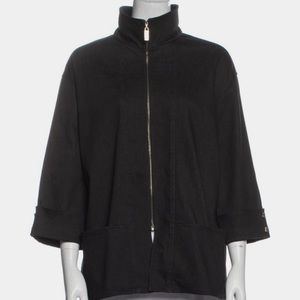 St. John Medium Jacket with high collar and cuff details